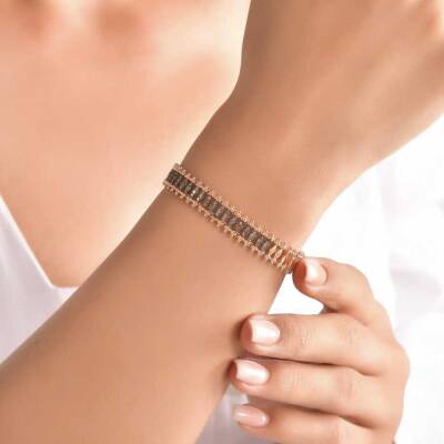 0,47 Karat Brauner Diamant Armband - 4