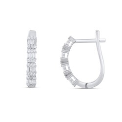 0,50 Karat Diamant Baguette Ohrringe - Star Pırlanta