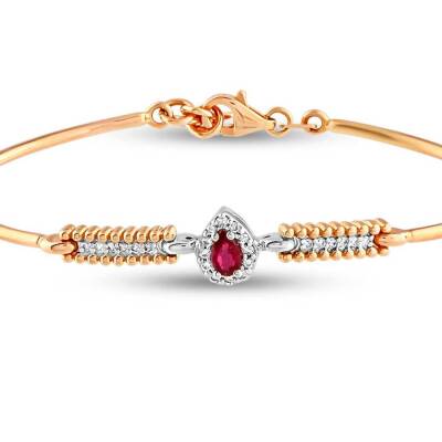 0,50 Karat Diamant Rubin Armband - 2