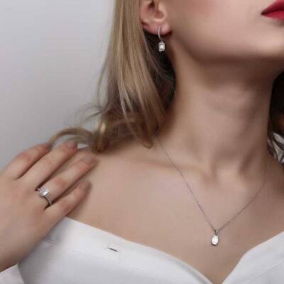 0,54 Karat Baguette Diamantring - 3