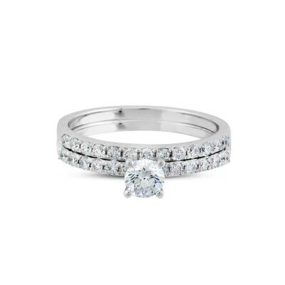 0,56 Karat Solitär Diamantring - 1