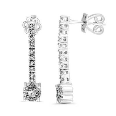 0,59 Karat Diamant Ohrringe - 1