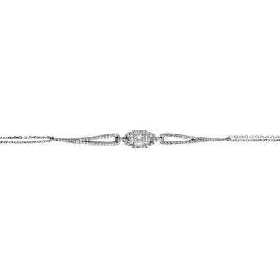 0,60 Karat Diamant Baguette Armband - 2
