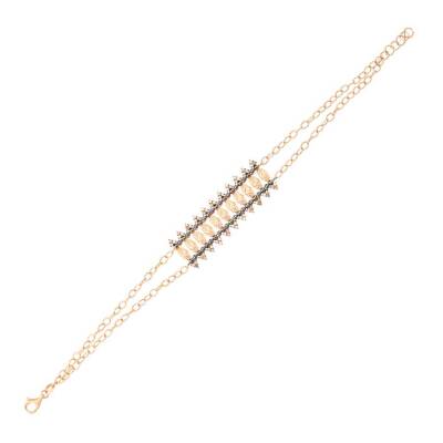 0,61 Karat Brauner Diamant Armband - 1