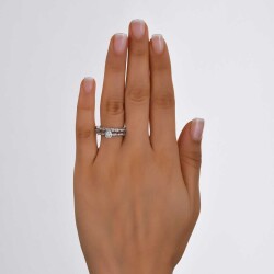 0,66 Karat Twins Diamantring - 5