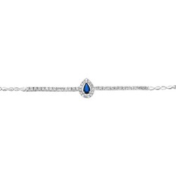 0,74 Karat Diamant Safir Armband - Star Pırlanta