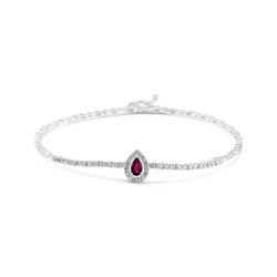 0,80 Karat Diamant Rubin Armband - Star Pırlanta
