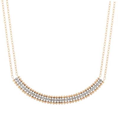 0,98 Karat Brauner Diamant Kette - 1