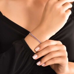 1,00 Karat Diamant Rubin Armband - 4