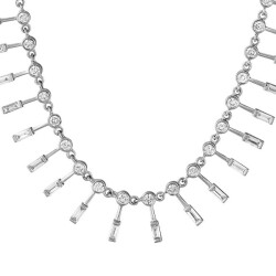 1,20 Karat Diamant Baguette Kette - 3