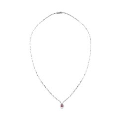 1,23 Karat Diamant Rubin Collier - Star Pırlanta