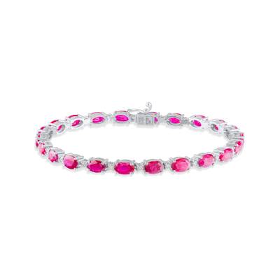 12,61 Karat Diamant Rubin Armband - 1