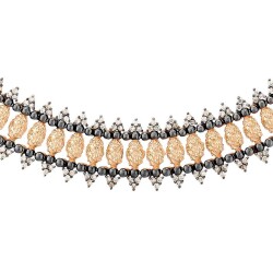 1,35 Karat Brauner Diamant Kette - 3