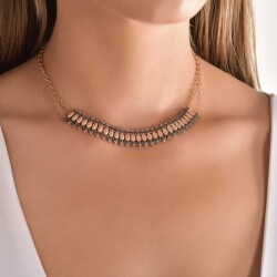 1,35 Karat Brauner Diamant Kette - 4