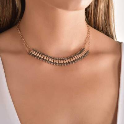 1,35 Karat Brauner Diamant Kette - 4