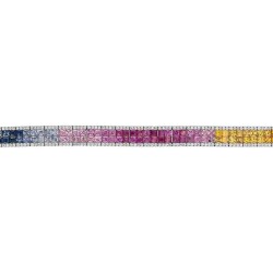 14,59 Karat Diamant Multicolor Safir Armband - 3