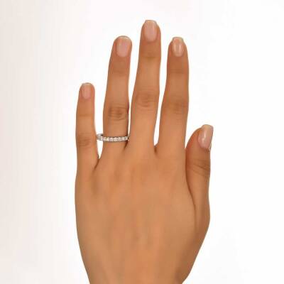 1,70 Karat Memoire Diamantring - 4