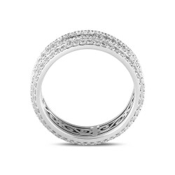 2,02 Karat Memoire Baguette Diamantring - 3
