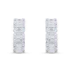 2,08 Karat Diamant Baguette Ohrringe - 2