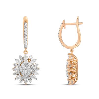 2,48 Karat Diamant Ohrringe - 1