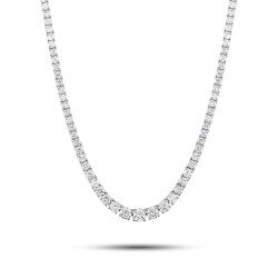 3,80 Karat Diamant Collier - 3