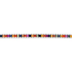 9,09 Karat Diamant Multicolor Safir Armband - 2