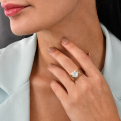 Balera Baguette Diamantring - Piraye Kollektion - 4