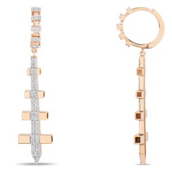 Lal Diamant Ohrringe - Piraye Kollektion - 3