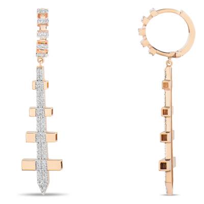 Lal Diamant Ohrringe - Piraye Kollektion - 3