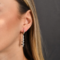 Lal Diamant Ohrringe - Piraye Kollektion - 4