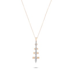 Lal Diamant Design Kette - Piraye Kollektion - 2