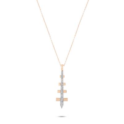 Lal Diamant Design Kette - Piraye Kollektion - 2