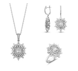 Diamant Baguette Set - Star Pırlanta