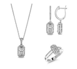 Diamant Baguette Set - Star Pırlanta