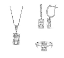 Diamant Baguette Set - Star Pırlanta