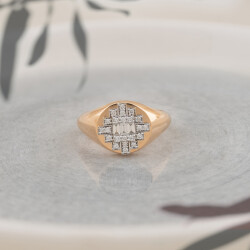 Vivedt Baguette Diamantring - Piraye Kollektion - Star Pırlanta