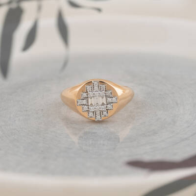 Vivedt Baguette Diamantring - Piraye Kollektion - 1